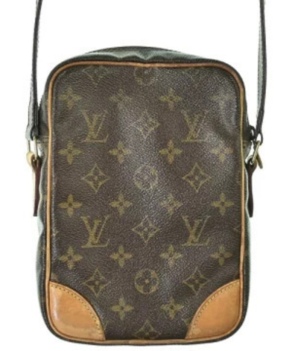 Louis Vuitton over All Brown Bag Shoulder Brown